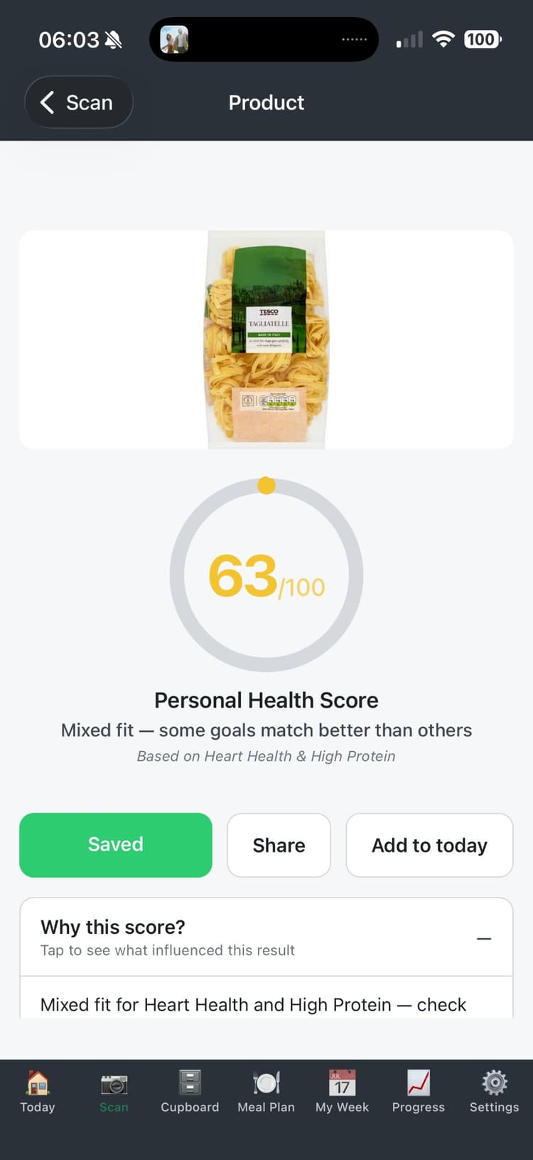 Transparency and explainability screenshot